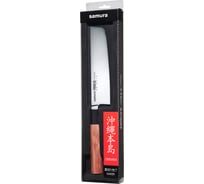 Кухонный нож Samura "OKINAWA" Накири 172 мм, AUS-8, палисандр SO-0174/K