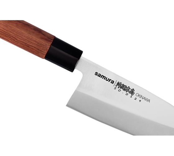 Кухонный нож Samura "OKINAWA" Деба 170 мм, AUS-8, палисандр SO-0129/K