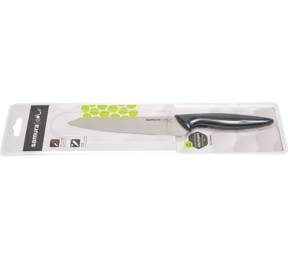 Кухонный универсальный нож Samura GOLF AUS-8 158 мм SG-0023/K