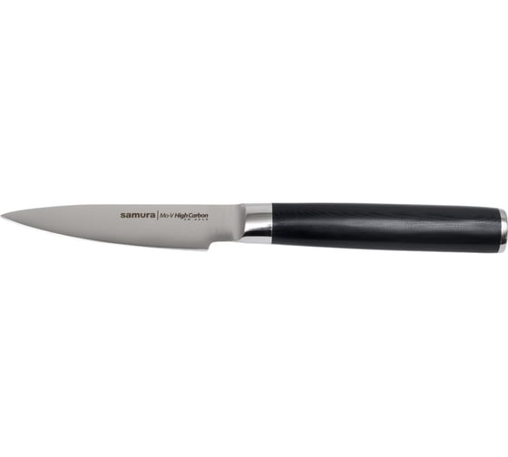 Кухонный овощной нож Samura Mo-V 90 мм, G-10 SM-0010/K