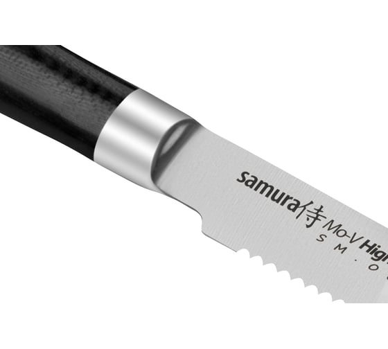 Кухонный нож для томатов Samura Mo-V 120 мм, G-10 SM-0071/K
