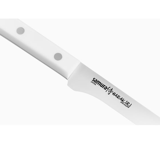 Кухонный филейный нож Samura HARAKIRI 218 мм, коррозийно-стойкая сталь, ABS пластик SHR-0048W/K