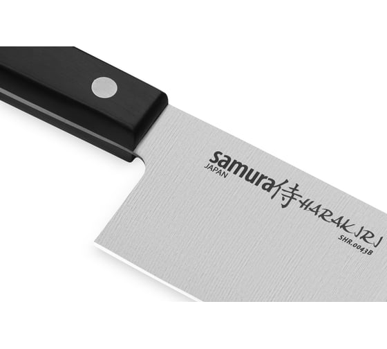 Кухонный нож накири Samura HARAKIRI 170 мм, коррозийно-стойкая сталь, ABS пластик SHR-0043B/K