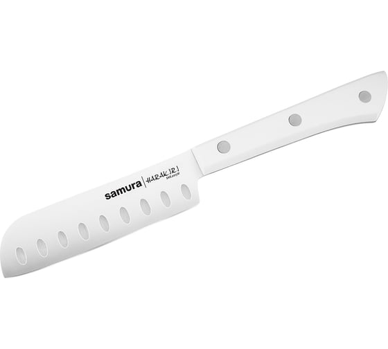 Кухонный нож для масла Samura HARAKIRI 96 мм, коррозийно-стойкая сталь, ABS пластик SHR-0015W/K