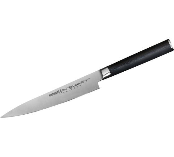 Кухонный универсальный нож Samura Mo-V" 150 мм, G-10 SM-0023/K