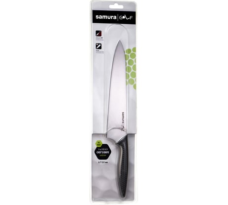 Кухонный нож Шеф Samura GOLF 221 мм, AUS-8 SG-0085/K