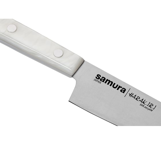 Кухонный универсальный нож Samura HARAKIRI 150 мм, коррозийно-стойкая сталь, белый акрил SHR-0023AW/K
