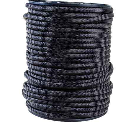 Плетеная веревка ЭБИС п/п 12 мм 100 м черная 189