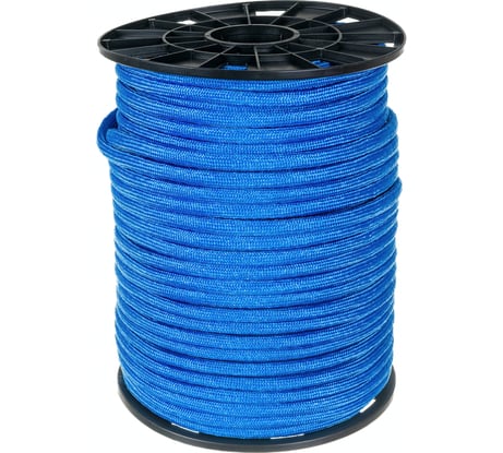 Плетеная веревка ЭБИС п/п 12 мм 100 м синяя 186