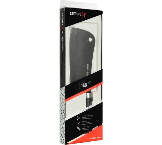 Кухонный топорик Samura Mo-V Stonewash 180 мм, G-10 SM-0040B/K 1