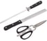 Набор ножей Samura "HARAKIRI" Super Set 8в1, 11, 23, 45, 57, 85, мусат, ножницы, магнитный держатель SHR-0280B/K 7