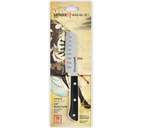 Кухонный нож для масла Samura "HARAKIRI" 96 мм, коррозионно-стойкая сталь, ABS пластик SHR-0015B/K