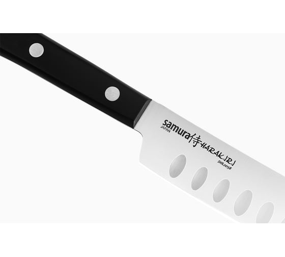 Кухонный нож для масла Samura "HARAKIRI" 96 мм, коррозионно-стойкая сталь, ABS пластик SHR-0015B/K