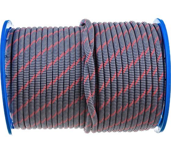 Веревка АзотХимФортис Fortis Static ВВС 48-ми прядная, 10 мм, 100 м 71828