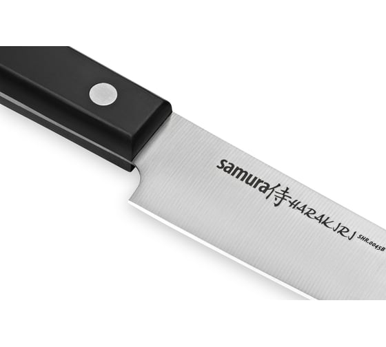 Кухонный нож Samura "HARAKIRI" для нарезки 196 мм, коррозионно-стойкая сталь, ABS пластик SHR-0045B/K