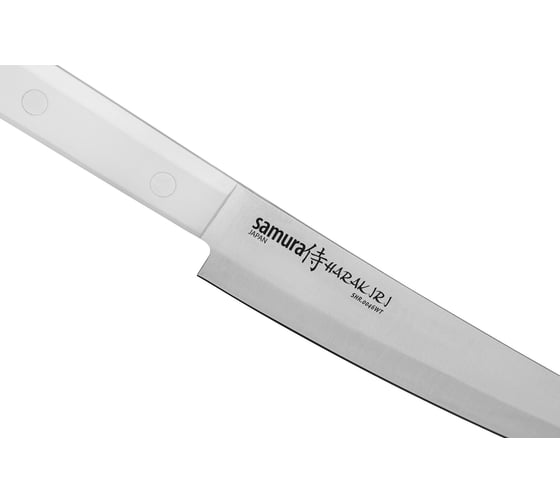 Кухонный нож Samura "HARAKIRI" слайсер Tanto 230 мм, коррозионно-стойкая сталь, ABS пластик SHR-0046WT/K