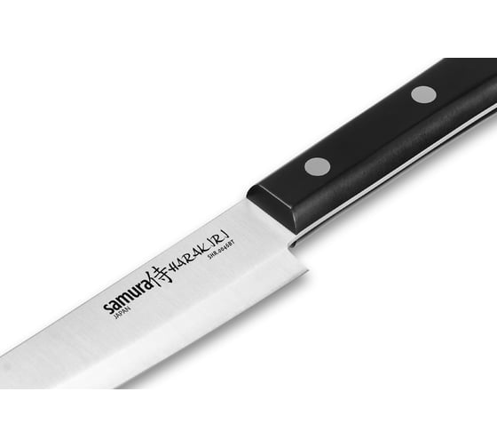 Кухонный нож Samura "HARAKIRI" слайсер Tanto 230 мм, коррозионно-стойкая сталь, ABS пластик SHR-0046BT/K