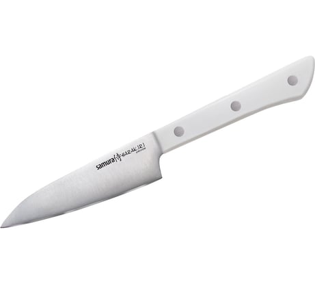 Кухонный нож Samura "HARAKIRI" овощной, 99 мм, коррозионно-стойкая сталь, ABS пластик SHR-0011W/K