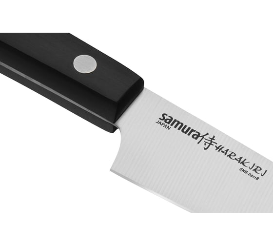 Кухонный нож Samura "HARAKIRI" овощной, 99 мм, коррозионно-стойкая сталь, ABS пластик SHR-0011B/K