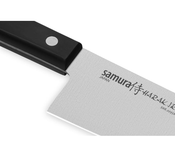 Кухонный нож Samura "HARAKIRI" Сантоку 175 мм, коррозионно-стойкая сталь, ABS пластик SHR-0095B/K
