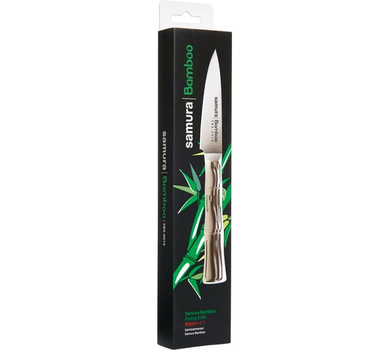 Кухонный нож Samura "Bamboo" овощной, 80 мм, AUS-8 SBA-0010/K