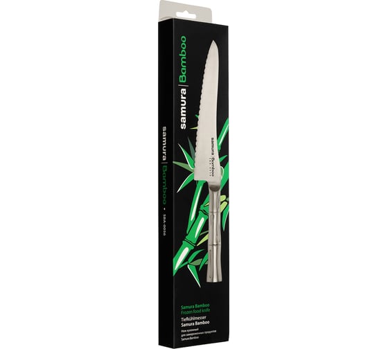 Кухонный нож Samura "Bamboo" для замороженных продуктов, 188 мм, AUS-8 SBA-0056/K