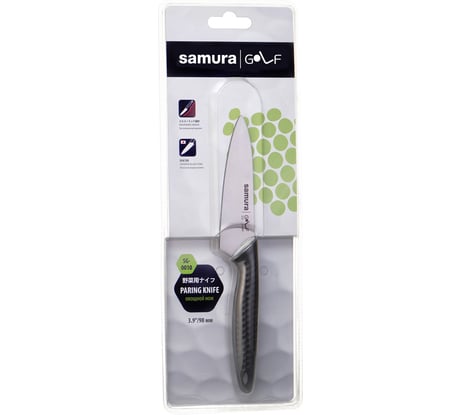 Кухонный овощной нож Samura GOLF 98 мм, AUS-8 SG-0010/K