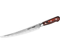 Кухонный нож Samura "KAIJU" для нарезки, слайсер Tanto 230 мм, AUS-8, дерево, с больстером SKJ-0046BT/K