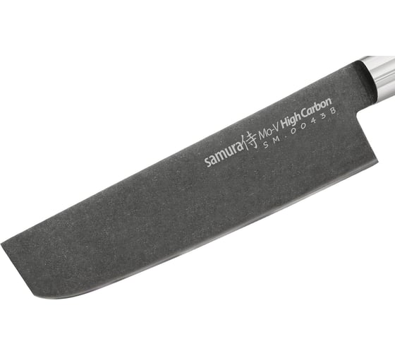 Кухонный нож накири  Samura Mo-V Stonewash 167 мм, G-10 SM-0043B/K