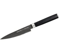 Кухонный универсальный нож " Mo-V Stonewash" 125 мм, G-10 Samura SM-0021B/K