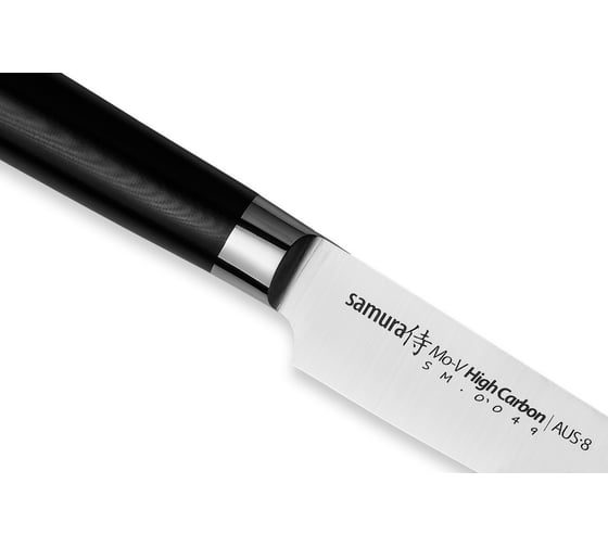 Кухонный нож для нарезки Samura Mo-V длинный слайсер 251 мм, G-10 SM-0049/K