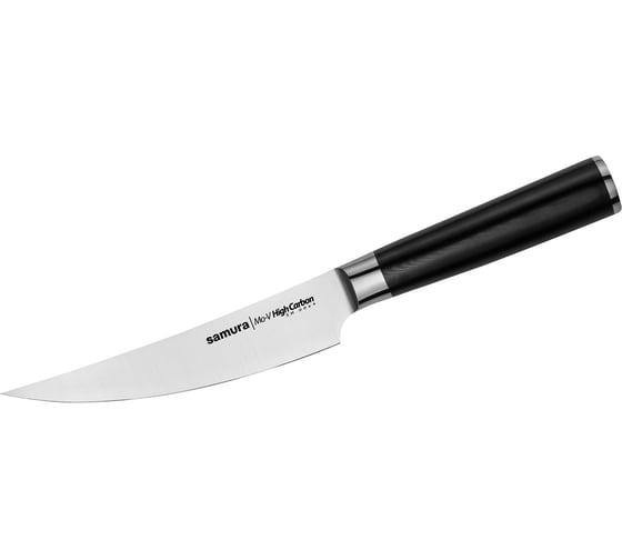Кухонный мясницкий нож Samura Mo-V малый 155 мм, G-10 SM-0064/K