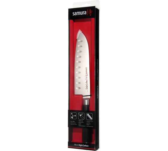 Кухонный нож Сантоку Samura Mo-V 180 мм, G-10 SM-0094/K