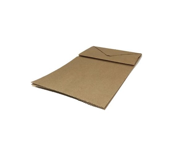Пакет без ручек МАКПАК 240x120x80 мм, 90г/м2, крафт макулатура, 300 штук 110302