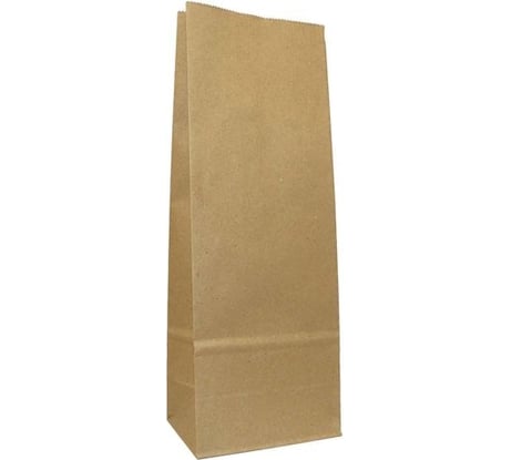 Пакет без ручек МАКПАК 330x120x80 мм, 90г/м2, крафт макулатура, 300 штук 110067