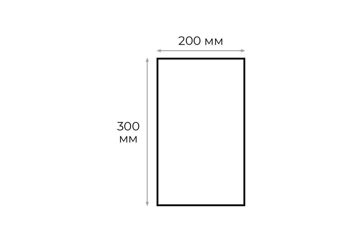 Пакет для безвакуумной упаковки ООО Комус однослойный, 200x300 мм, 1000 шт.  201923 - выгодная цена, отзывы, характеристики, фото - купить в Москве и РФ