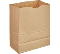Бумажный пакет ООО Комус 179x118x290 мм, 50 гр/м2, крафт, с прямоугольным дном, 1000 шт. 529445