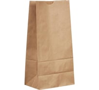 Бумажный пакет ООО Комус 127x80x248 мм, 50 гр/м2, крафт коричневый, 1000 шт. 1136601