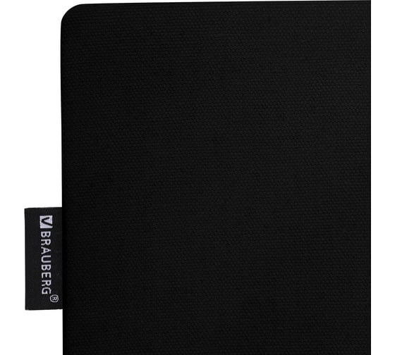 Сумка-шоппер BRAUBERG premium, канвас, 40x35 см, на кнопке, карман, черный, aphrodite 271904
