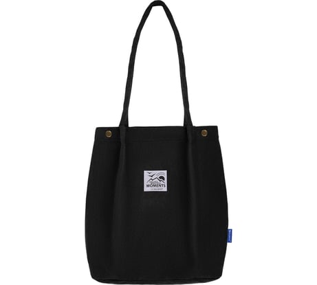 Сумка-шоппер BRAUBERG moments, вельвет, 35x30 см, черный 271905