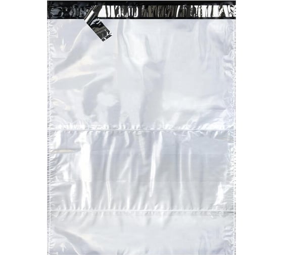 Курьер-пакет ООО Комус без печати, с карманом, 300x400+40, 50 мкм, 50 шт. 1744664
