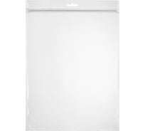 Пакет ООО Комус с замком zip lock, с европодвесом, 25x35 см, 60 мкм, 100 шт. 1218118