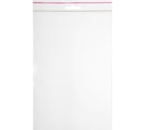 Пакет ООО Комус с замком zip lock, с европодвесом, 15x22 см, 60 мкм, 100 шт. 1218116