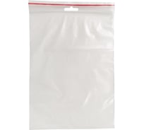 Пакет ООО Комус с замком zip lock, с европодвесом, 15x20 см, 60 мкм, 100 шт. 1269622 31150668