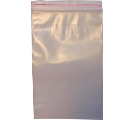Пакет ООО Комус с замком zip lock, 15x20 см, 100 мкм, 100 шт. 1476972