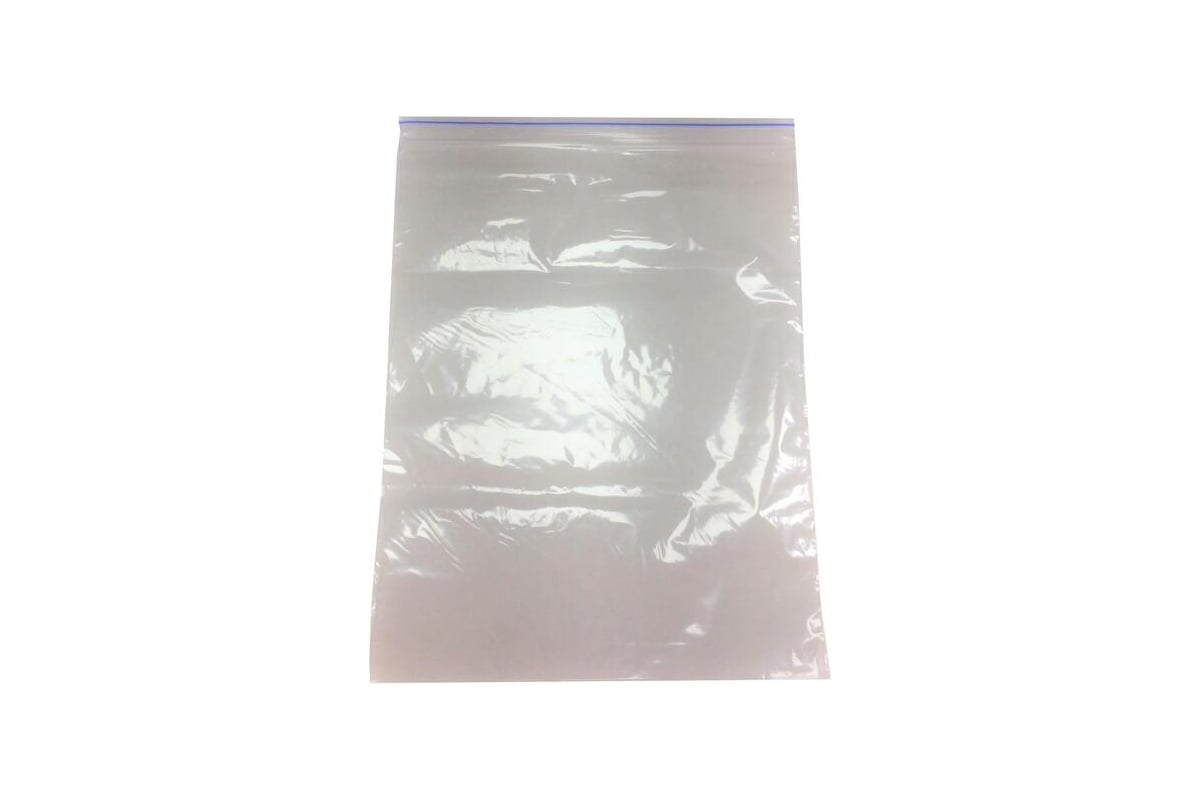 Пакет ООО Комус с замком zip lock, 25x35 см, 60 мкм, 100 шт. 1388950