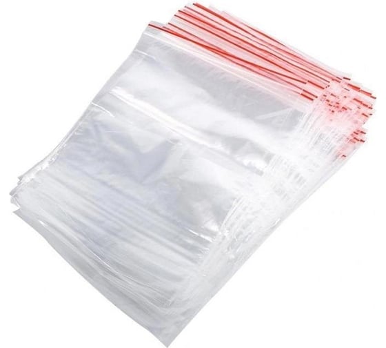 Пакет ООО Комус с замком zip lock, 10x15 см, 32 мкм, 1000 шт., эконом 1296389