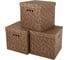 Короб для хранения из плотного микрогофрокартона BRAUBERG 315x315x315 мм, комплект 3 шт., home узор 271820 1