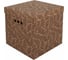 Короб для хранения из плотного микрогофрокартона BRAUBERG 315x315x315 мм, комплект 3 шт., home узор 271820 3