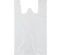 Пакет-майка ООО Комус пнд, 25+12x45 см, 12 мкм, 200 шт., белый 1826151